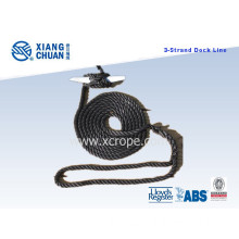 3-Strand Dock Line / Marine Rope Approved by Dnv Certificate